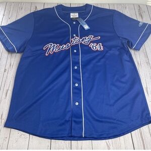New 90s Ford Mustang 63 Baseball Jersey Vintage Button Up